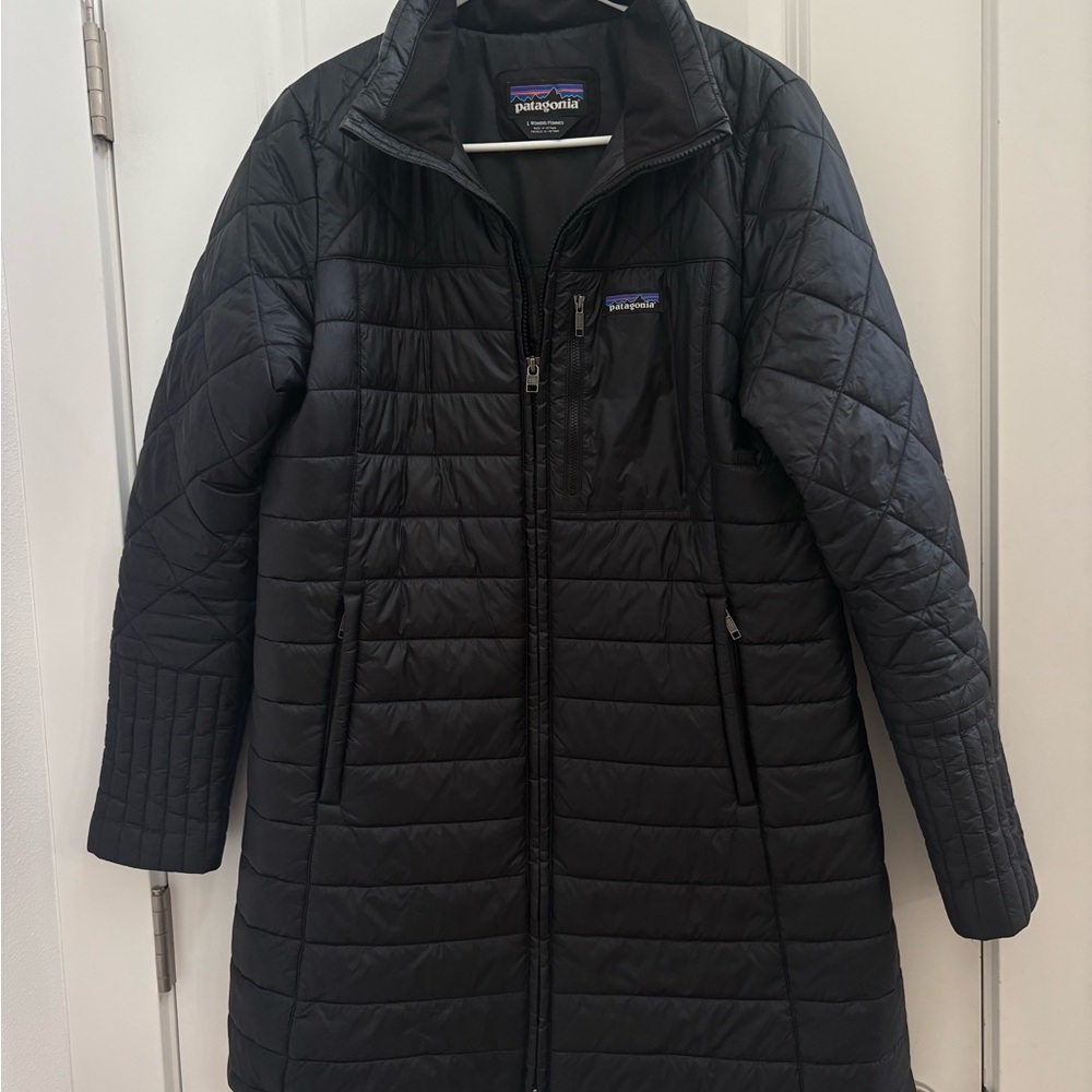 Patagonia Women's Black Long Puffer Coat